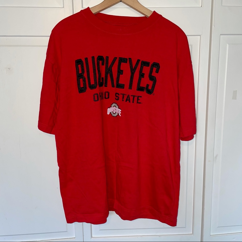 Ohio State University Buckeyes Red T-Shirt Tee OSU